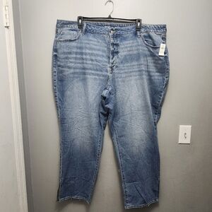 Old navy women's high rise jeans size 26 blue new with tags button fly
